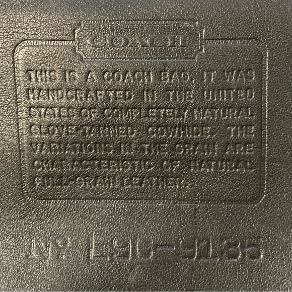 Vintage Coach Slim Hippie Flap Satchel - Picture 4 of 6